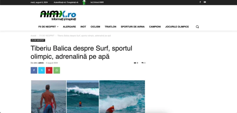 Unde ne urcăm pe placa de SURF în România? – Tiberiu Balica | Matinal pe Roți