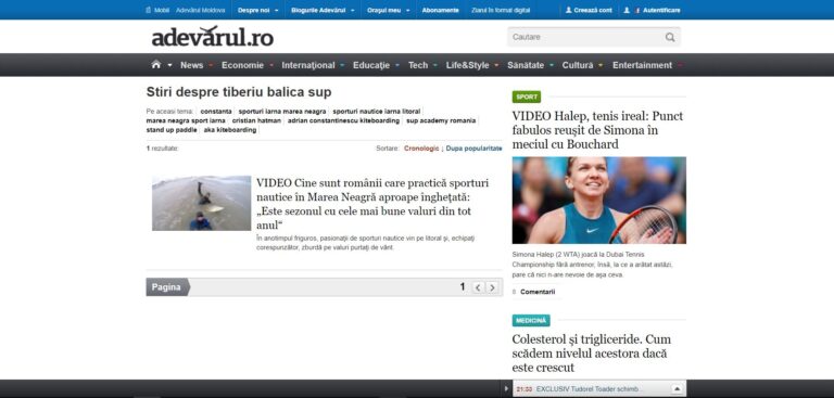 Stiri despre tiberiu balica sup