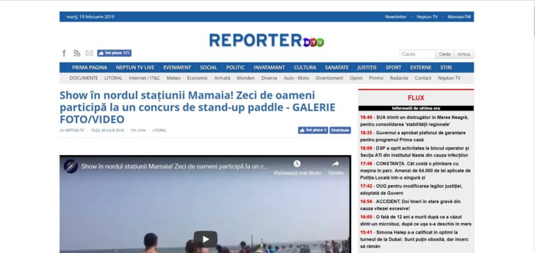 Show în nordul stațiunii Mamaia! Zeci de oameni participă la un concurs de stand-up paddle