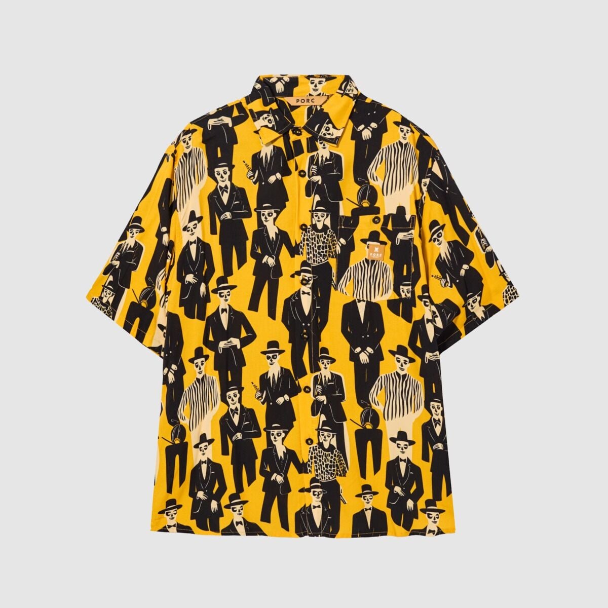 “Society” Mustard Shirt