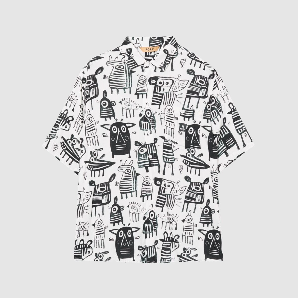“Tribe” Black/White Shirt